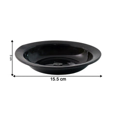 Black serving bowl for dining and catering