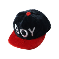 Boys winter hat close-up