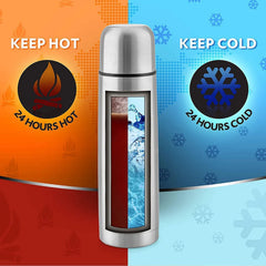 Durable vacuum insulated flask for daily use