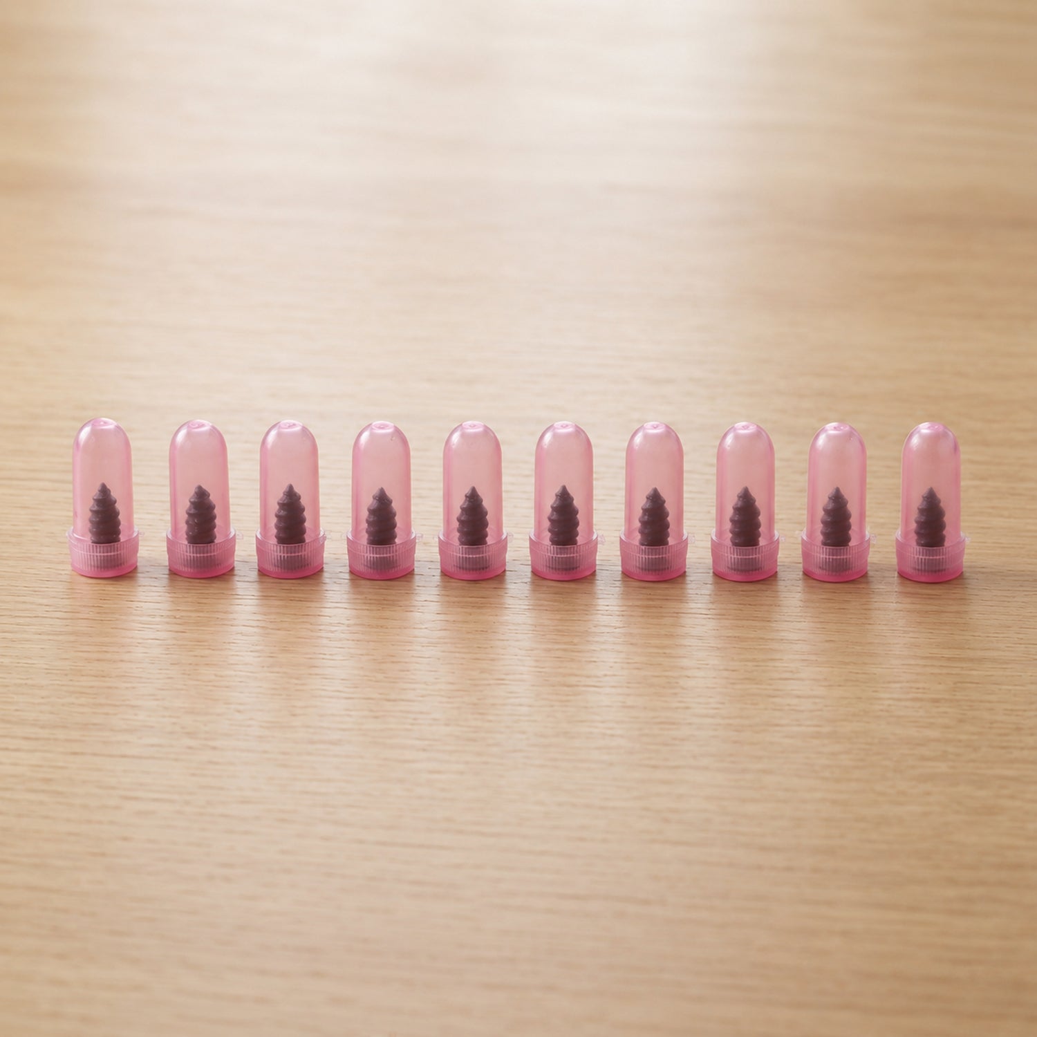 Pink tubeless tire repair screw nails 10-piece set