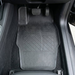 Heavy Duty Anti-Slip Rubber Car Foot Mat Set (4 Pc)