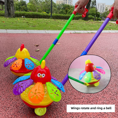 Bright Chicken Push Toy for Toddlers
