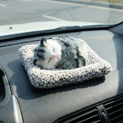 Adorable plush car ornament