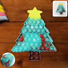 Premium Silicone Pop It Fidget Toy Christmas edition