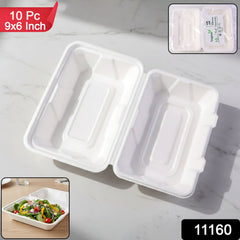 Compostable food container 10 pack