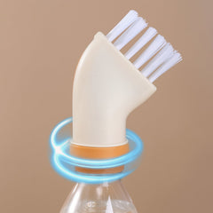 Bottle-Top Cleaning Brush angled head