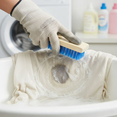 Scrubbing brush for floor and tile cleaning