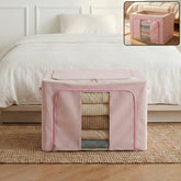 DeoDap Foldable Fabric Clothes Storage Organizer Box - main product shot