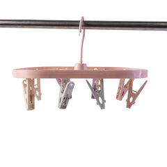 Multi-pack of lightweight durable plastic clips for laundry and wardrobe organization