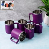Supermom 6-piece stainless steel inner coffee mug set