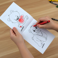 Educational colouring books for kids, 40 pieces