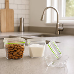 Stackable 500ml Food Storage Set for Kitchen