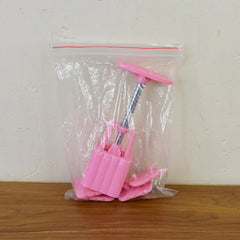 Multipurpose Cookie Biscuit Stamp Mold Set with Press Handle