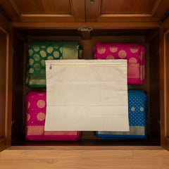 Soft Fabric Saree Cover in Use