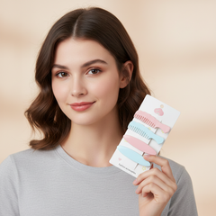 Pastel barrette hair clip set
