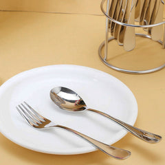 Apex cutlery set utensils arranged on a table