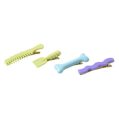 Decorative Alligator Hair Clips Set for Girls & Women – Cute Styling Pins (4 Pc)