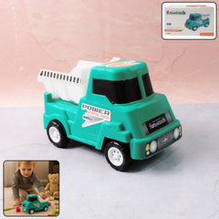 Funwoods Kids Power Dumper Truck Toy Friction Powered Construction Dump Truck Toy for Kids Playtime Indoor Outdoor Activity Toy Vehicle 1 Pc