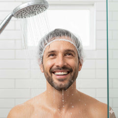 Disposable bath cap for men