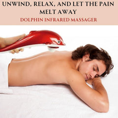 Electric Dolphin Massager close up of handle