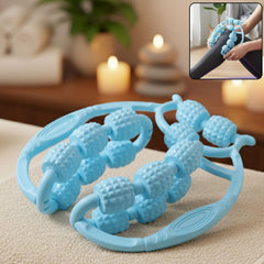 Double wheel muscle massager for legs