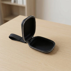Premium Hard Shell Earphone Carrying Case with Zipper Closure