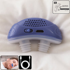 Rechargeable Electronic Anti-Snoring Device with Air Purifier Function (1 Pc)