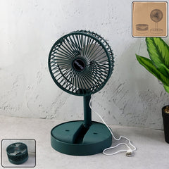 Foldable Mini Desk Fan front view