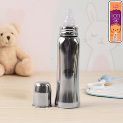 Supermom Lion 250ml Stainless Steel Feeding Bottle