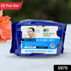 Refreshing Facial Wet Wipes pack with fruit extract