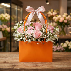 Bouquet gifting handbag design