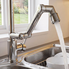 360 degree rotatable faucet extender for kitchen and bathroom taps