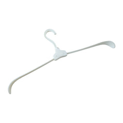 Travel folding plastic hanger