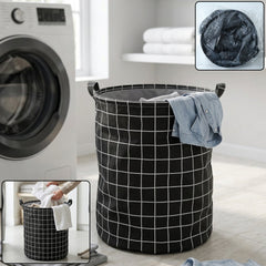 Foldable Laundry Storage Basket with handles