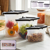 Silicone Food Storage Bags - Set of 3 Keepers for Fruits, Vegetables, Snacks