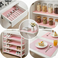 Fridge organizer liner sheets stacked