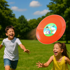 Catch game with Funwoods big outdoor flying disc