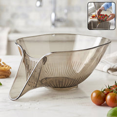 Multipurpose fruit and vegetable washing strainer basket in use