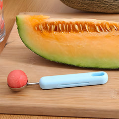 Fruit cutter tool with stainless steel scoop
