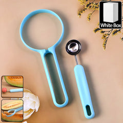 Fruit cutter tool kit with silicone handle