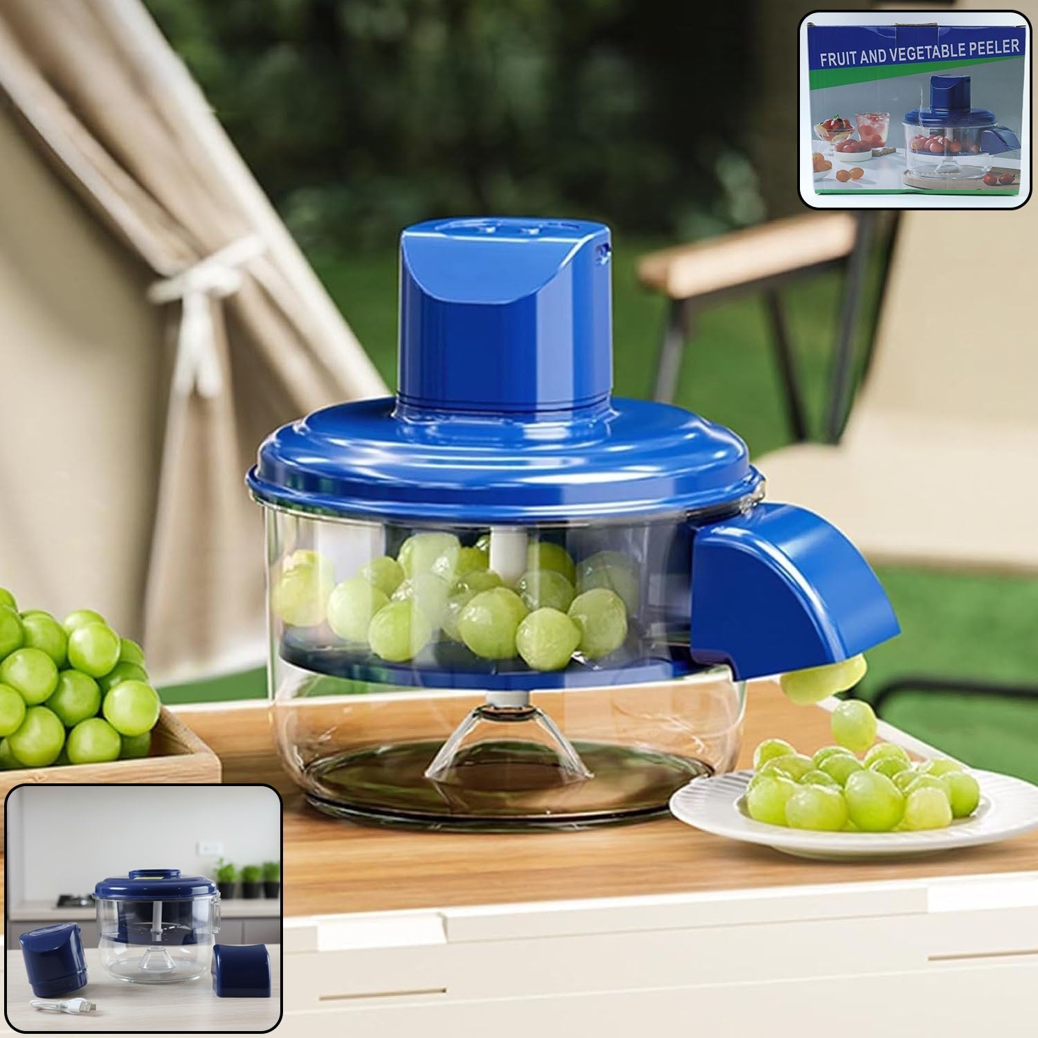 DeoDap Multi-Purpose Fruit and Vegetable Peeler Set - main product shot
