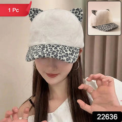 Winter caps with cat ear design