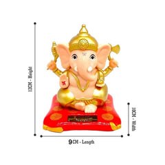 Solar Shree Ganesh Idol with detailed design