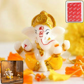 Divine Lord Ganesha Decorative Idol (1 Pc)