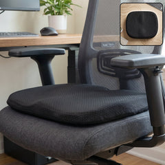Ergonomic egg seat cushion, memory foam chair pad for office and car seat (1 pc)