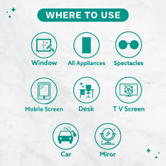 Pollic Kadam Concentrated Glass & Mirror Cleaner Sachet (15 Gm)