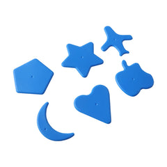 Complete puzzle set with colorful blocks