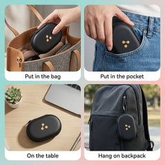 Headphone protective carry case
