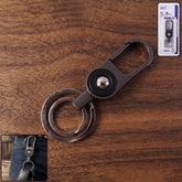 Premium Metal Key Holder with Secure and Stylish Keychain (1 Pc)