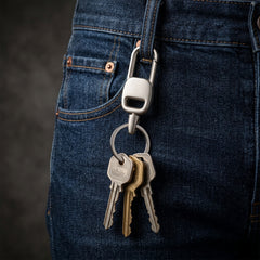 Premium Metal Carabiner Key Holder Clip 1 Pc